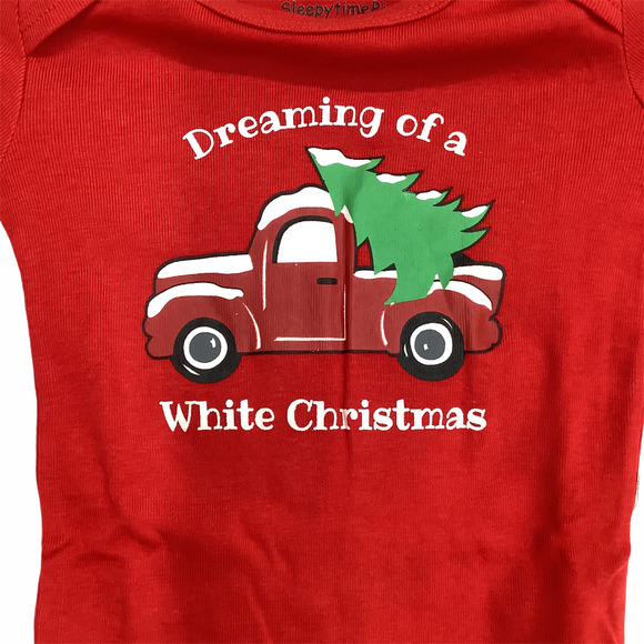 Sleepytime PJs Christmas Holiday Pajama Set 6M - Picture 3 of 9